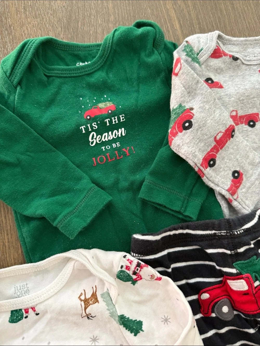 EUC 6 Month Carter’s and Just One You by Carter’s Christmas Outfits